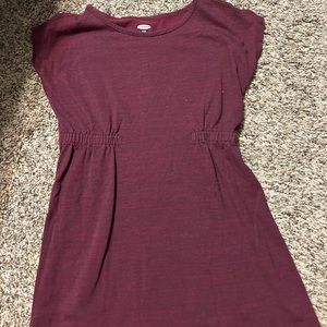 Girl size 7/8 old navy burgundy dress